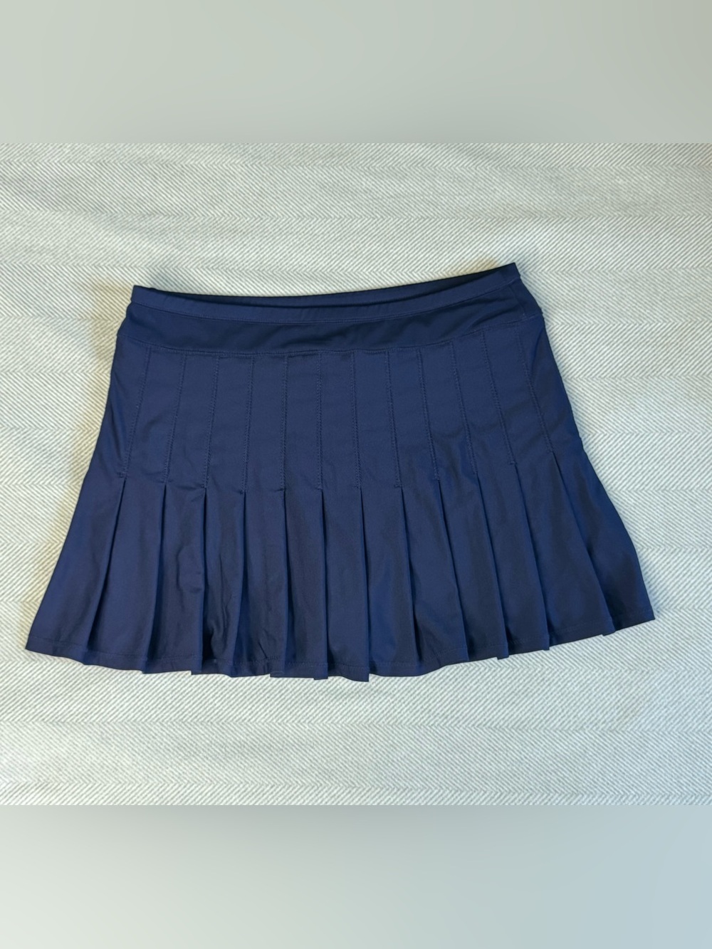 Lucky in Love Navy Pleated Mini Skirt size M